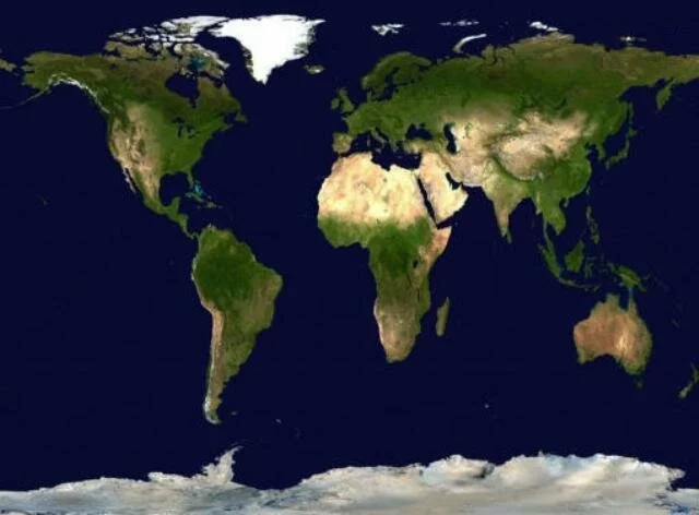 karta zemli2 Карта Земли из космоса.